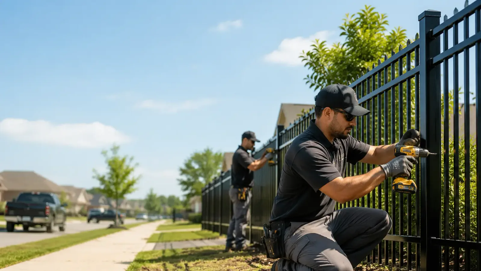 Metal Fence Installation in Hallett, OK